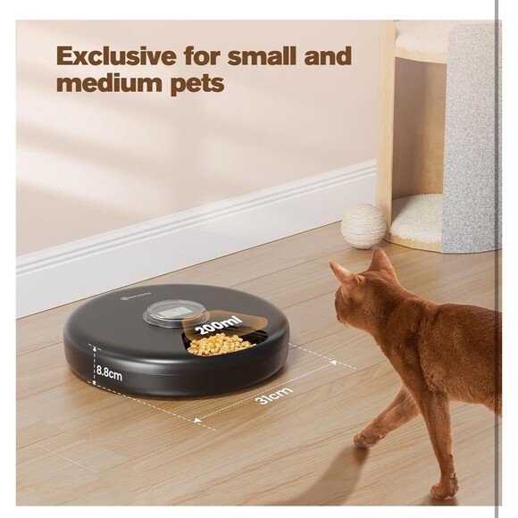 New Bemoony Automatic Pet Cat Feeder Wet Food Dispenser with Ice Packs Timer - Picture 12 of 16